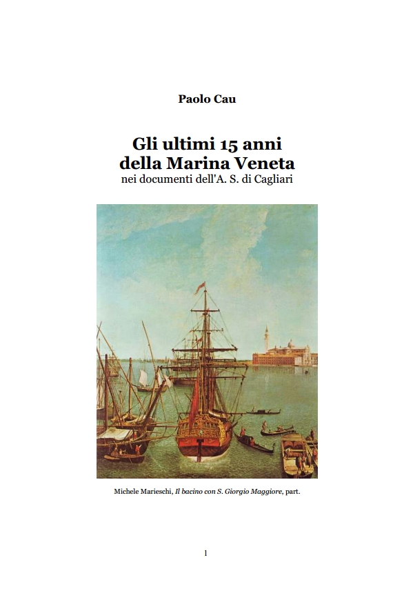 CAU Paolo La Squadra Veneta a Cagliari 1782-1798
