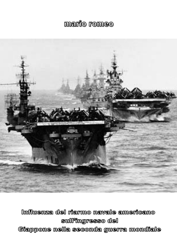 Mario Romeo. Il riarmo navale USA
