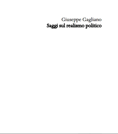 Giuseppe Gagliano Saggi Sul Realismo Politico