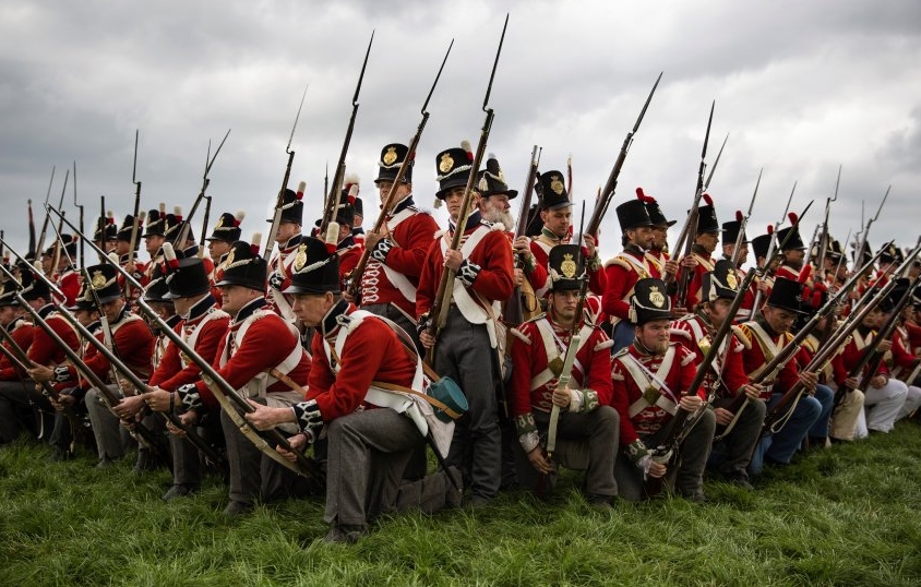 La ricostruzione della battaglia di Waterloo