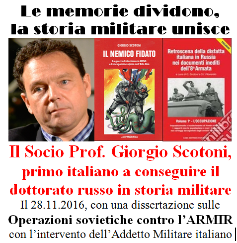Le memorie dividono la storia militare unisce
