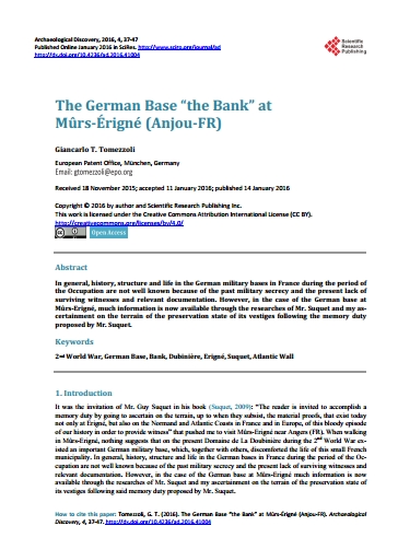 Tomezzoli, G. T. Archaeological Discovery, 4, 37-47