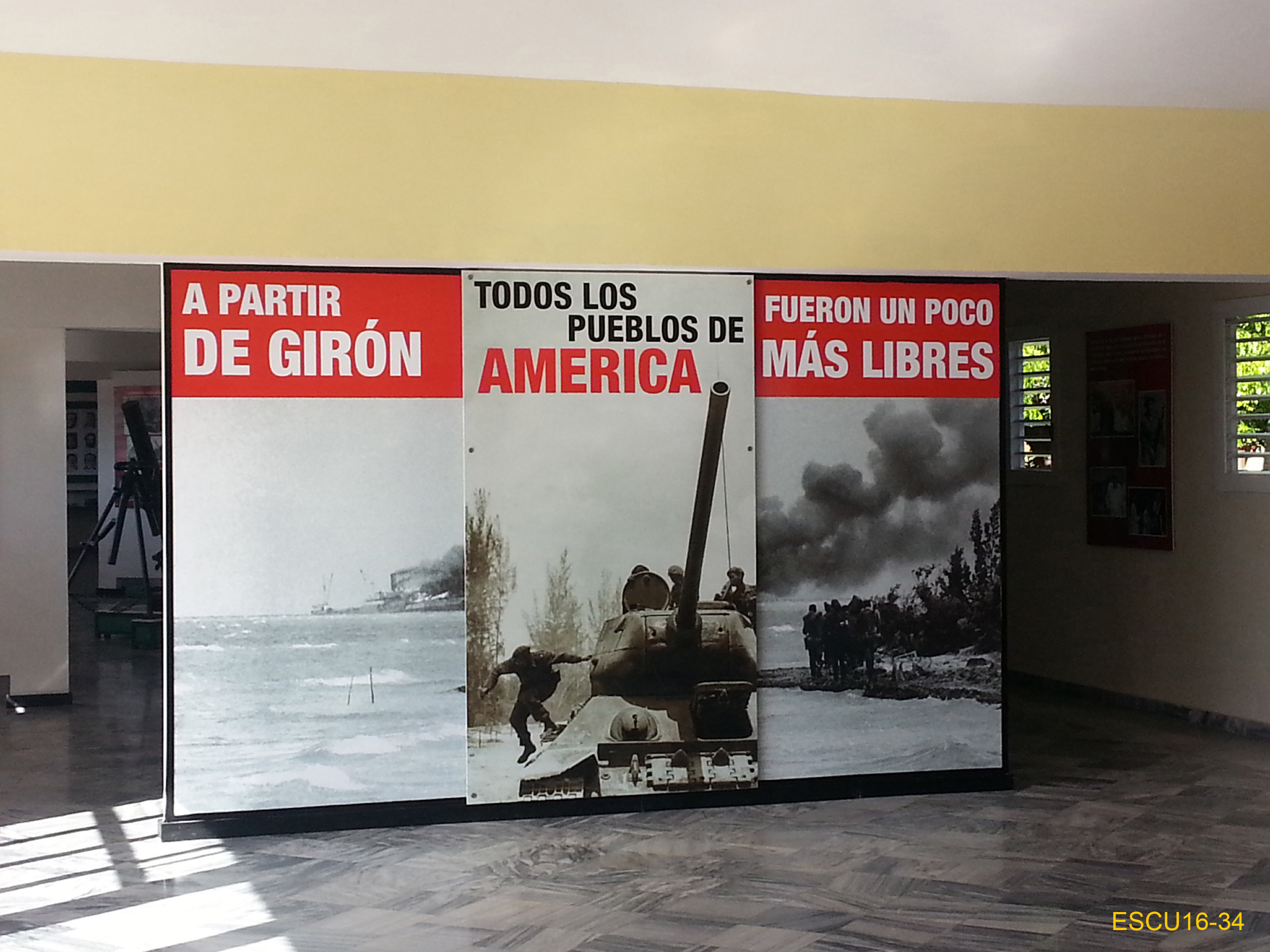 34 - L'ingresso del museo memoriale di Playa Girn